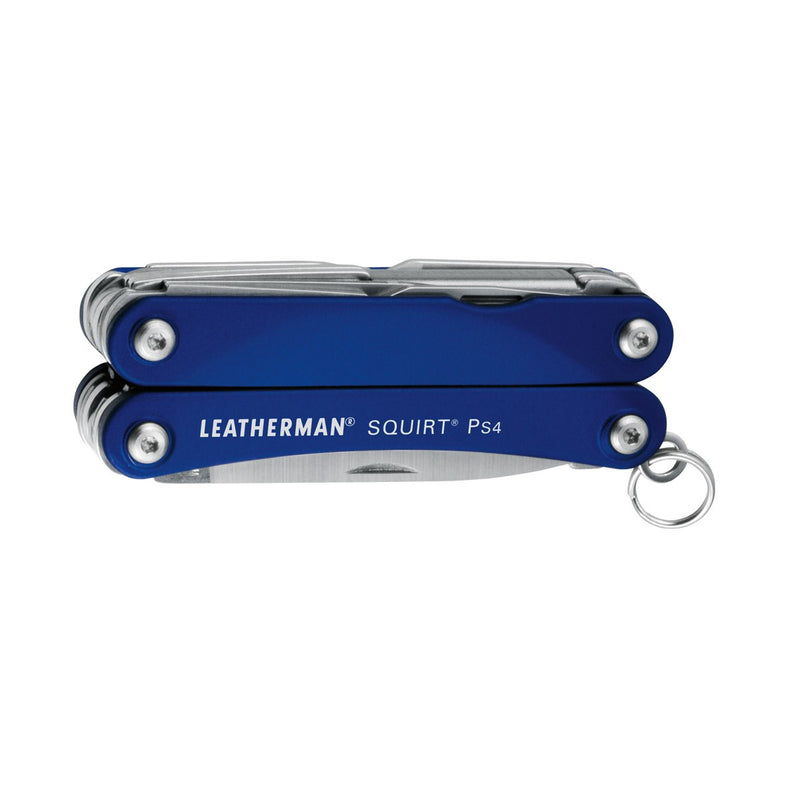 Leatherman Squirt PS4 Keychain Tool - Blue - Closed
