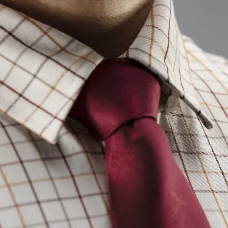 Harkila Retrieve Shirt Burgundy Check