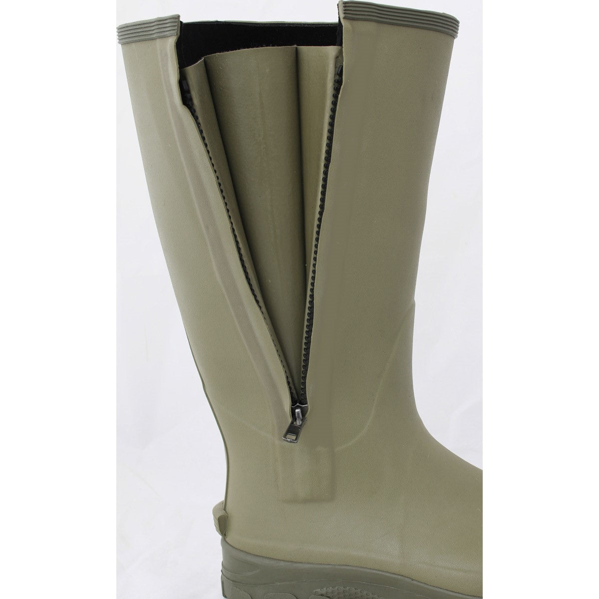 Jack Pyke Ashcombe Zipped Neoprene Wellies - Light Olive