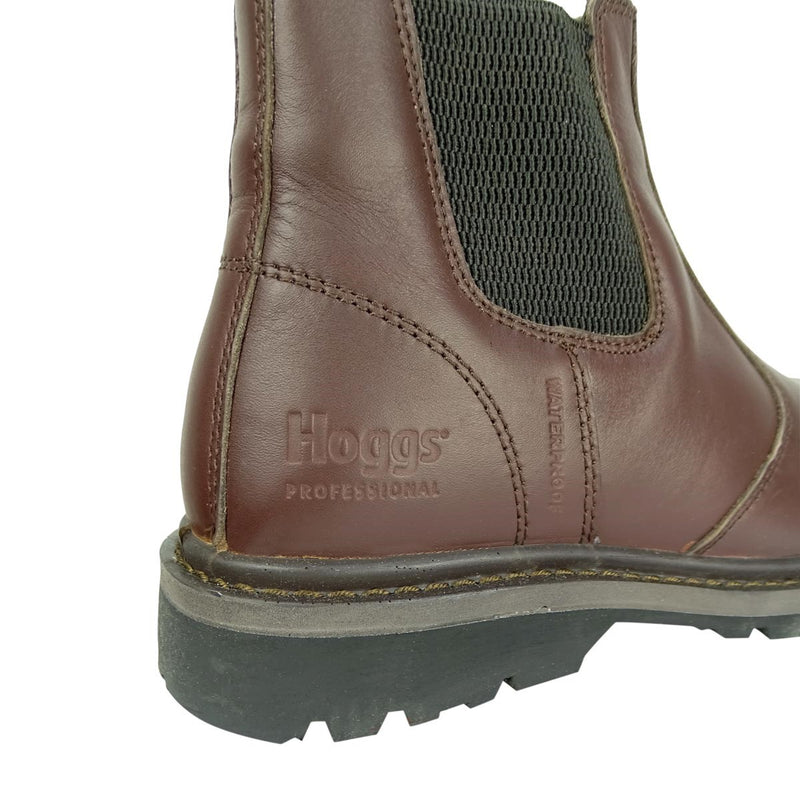 Hoggs of Fife Zeus Safety Dealer Boots- Full Grain Brown