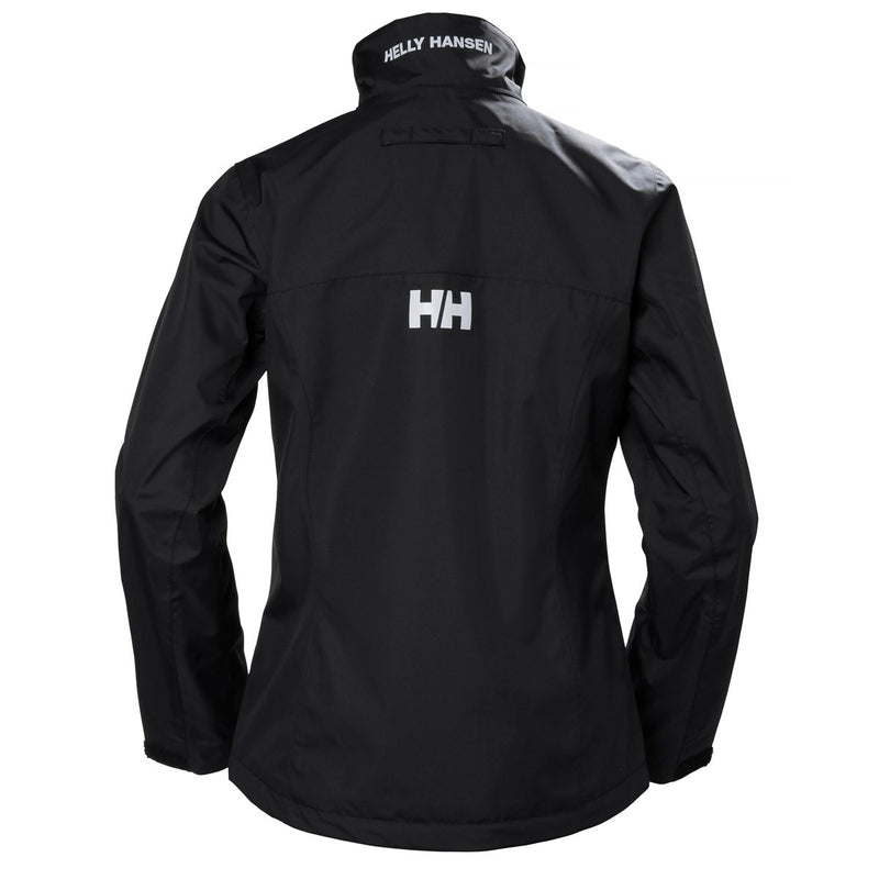 Helly Hansen Womens Crew Jacket - Black - Rear