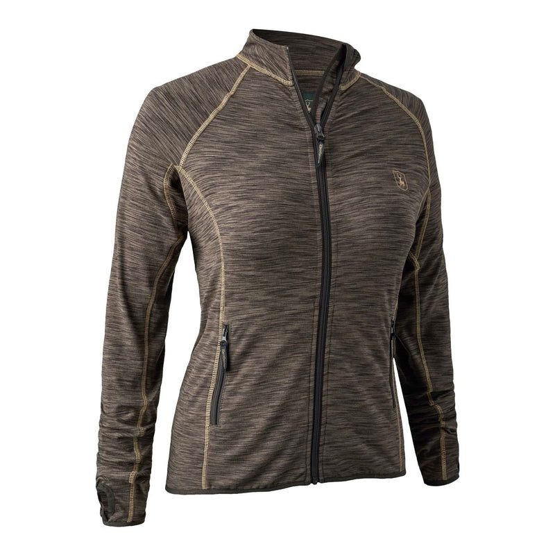 Deerhunter Lady Insulated Fleece Jacket - Brown Melange