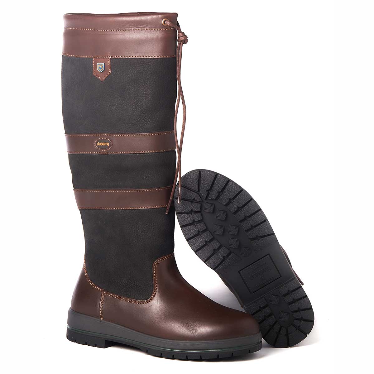 Dubarry Galway Slim-Fit country boot in Black Brown