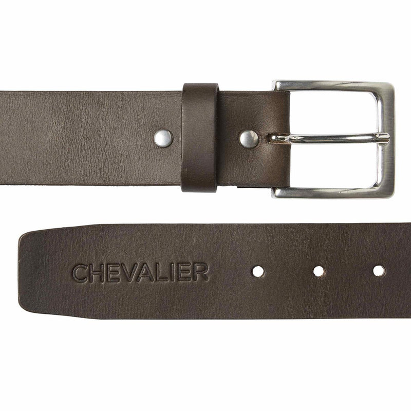 Chevalier Halton Leather Belt - Brown Leather