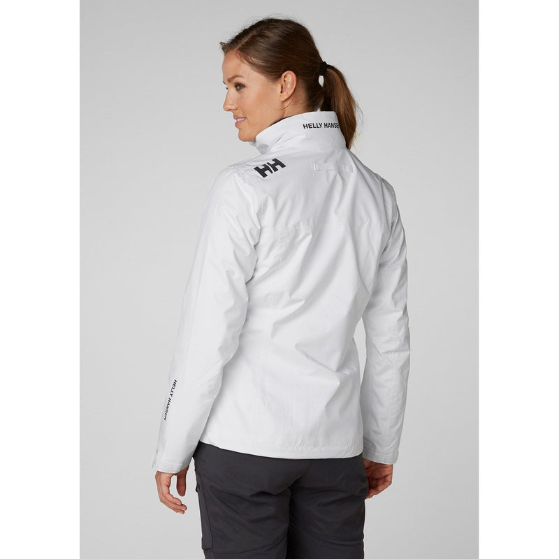 Helly Hansen Womens Crew Jacket - White - Rear