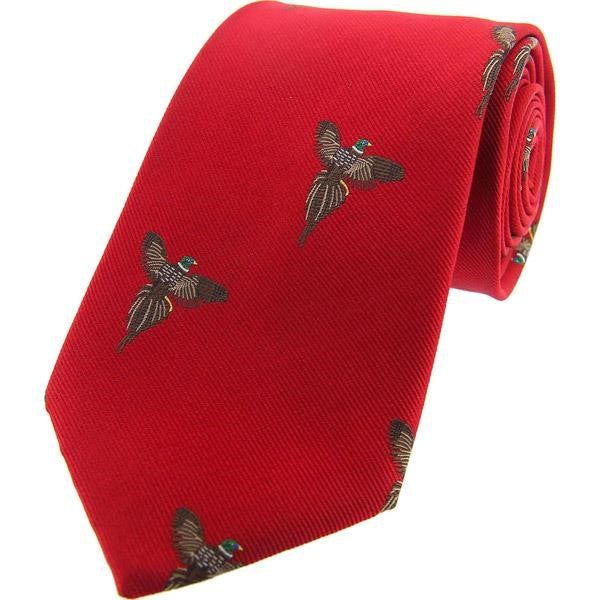 Soprano Woven Silk Country Tie - Pheasant