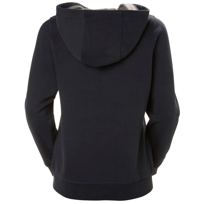 Helly Hansen Womens HH Logo Hoodie - Navy - Rear