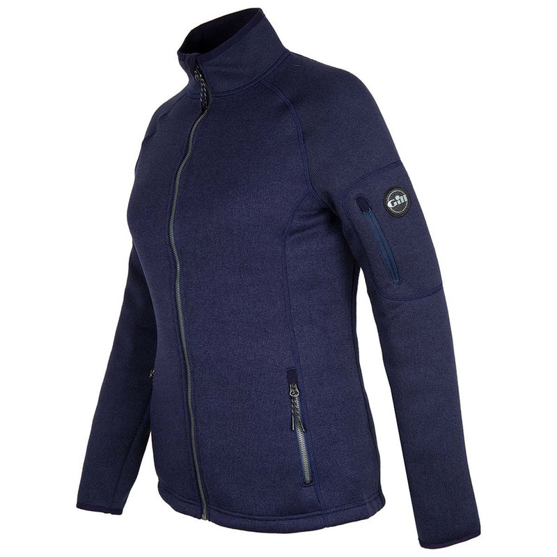Gill Women's Knit Fleece Jacket - Navy
