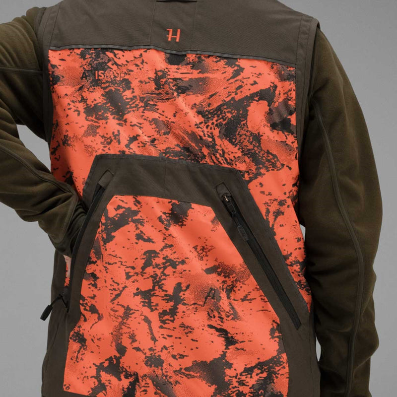 Harkila Wild Boar Pro Safety Waistcoat - AXIS MSP Orange Blaze / Red