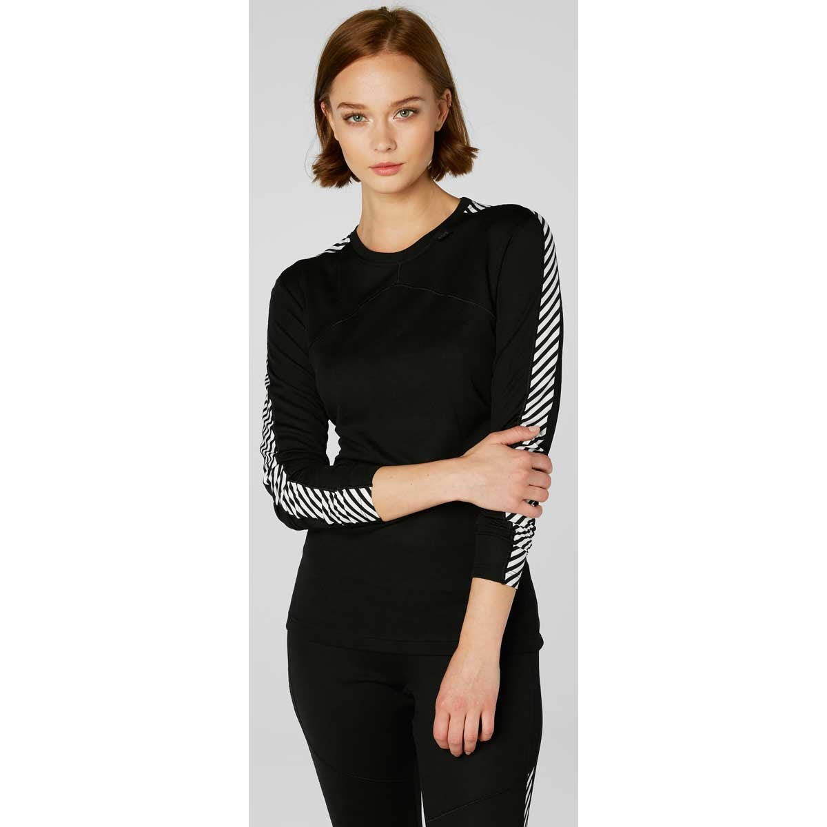 Helly Hansen Womens HH Lifa Crew Baselayer - Black