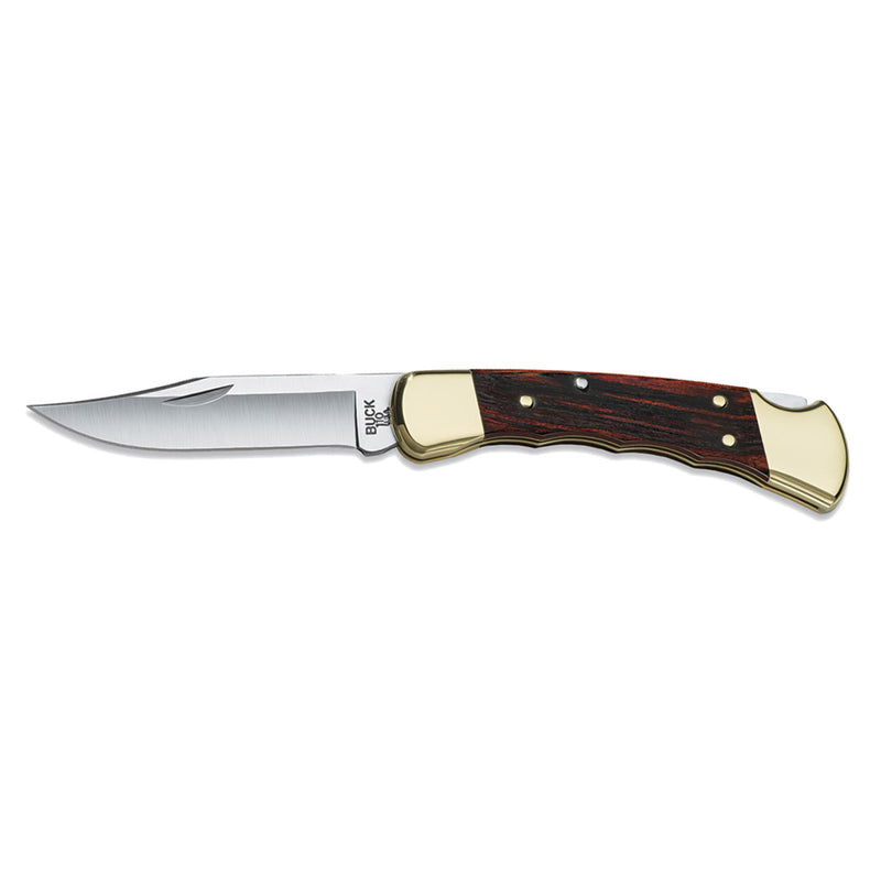Buck 110 Folding Hunter Knife with Grooved Handle