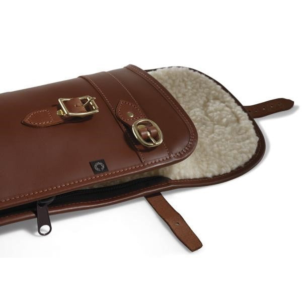 Croots Byland Leather Shotgun Slip with Flap and Zip