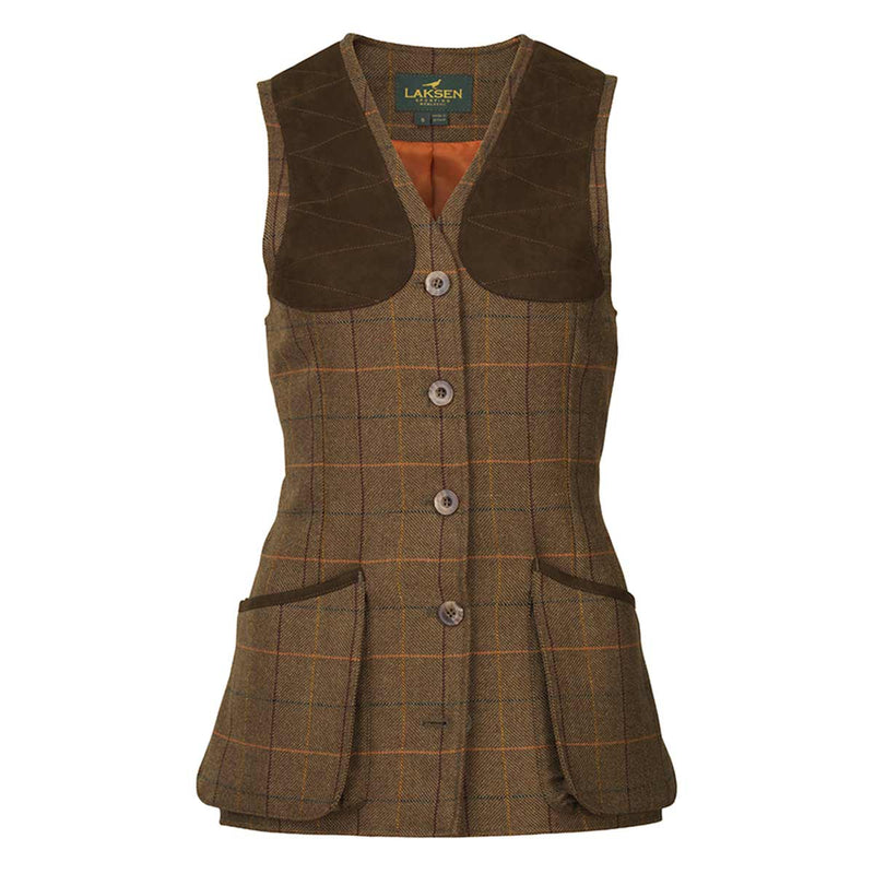 Laksen Cara Ladies Tweed Beauly Shooting Vest