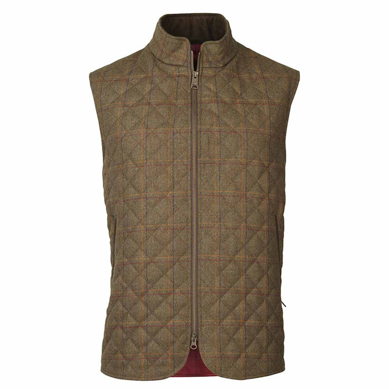 Laksen Woolston Tweed Quilted Vest