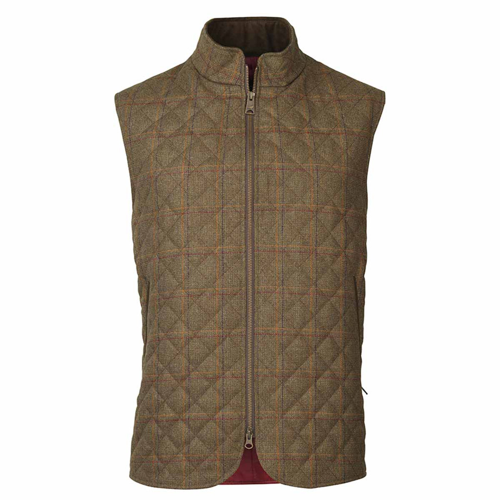 Laksen Woolston Tweed Quilted Vest ArdMoor