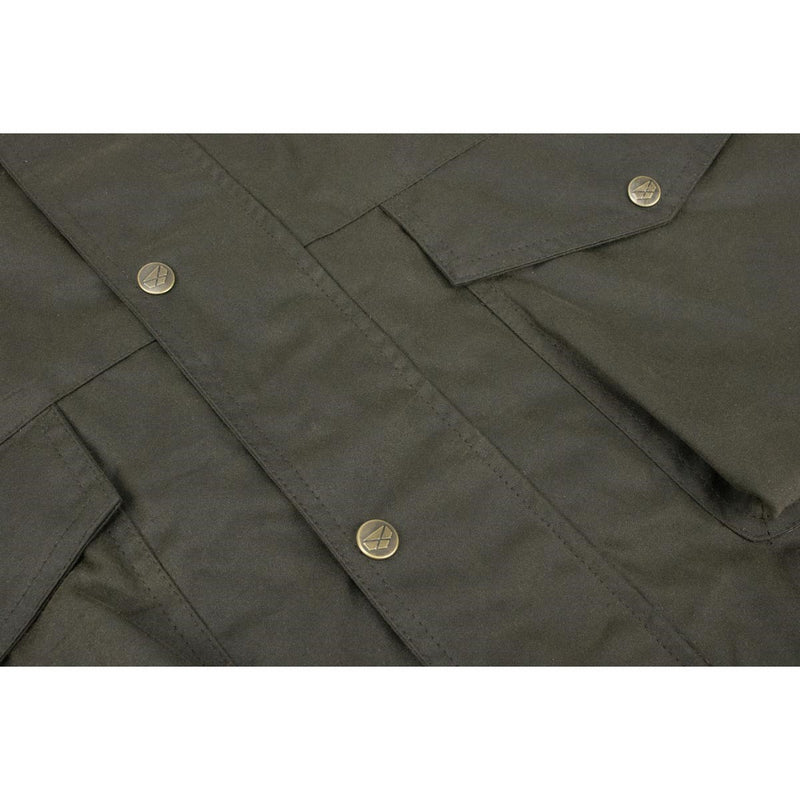 Hoggs of Fife Caledonia Men's Wax Jacket - Antique Olive