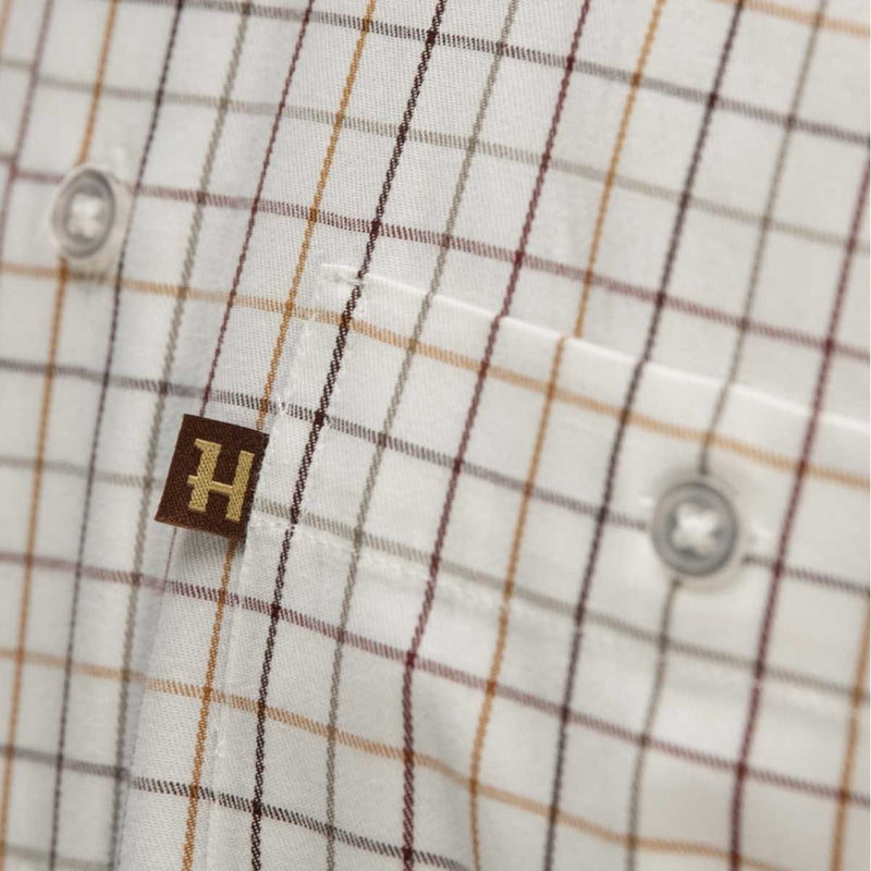 Harkila Retrieve Shirt Burgundy Check