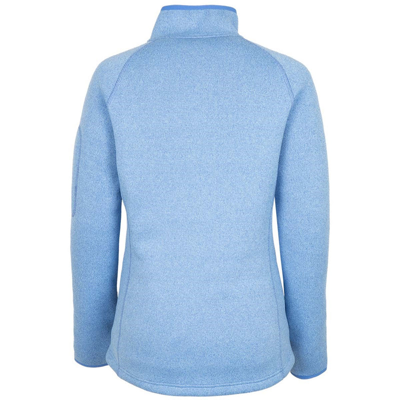 Gill Women's Knit Fleece Jacket - Light Blue - Rear