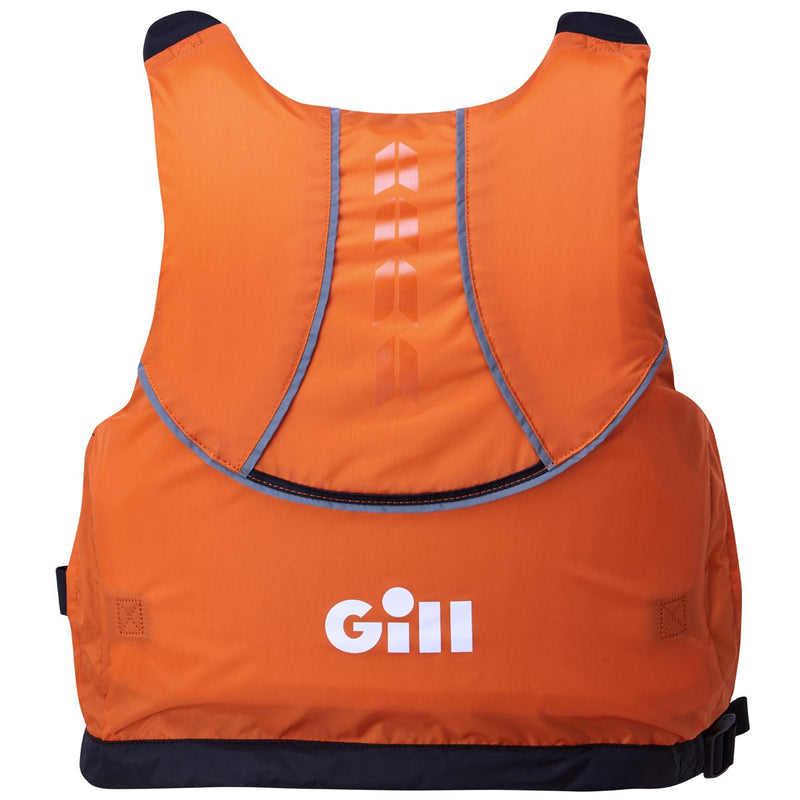 Gill Junior Pro Racer Buoyancy Aid - Orange - Rear