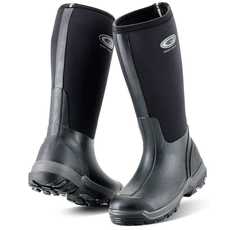Grubs Frostline 5.0 Wellington Boot - Black Neoprene Wellies