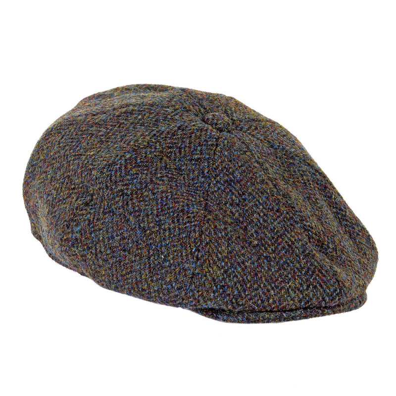 Heather Arran Harris Tweed 8-piece Cap