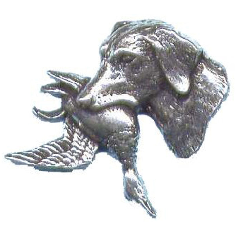 A.R &amp; T.S Brown Dog Pewter Pins