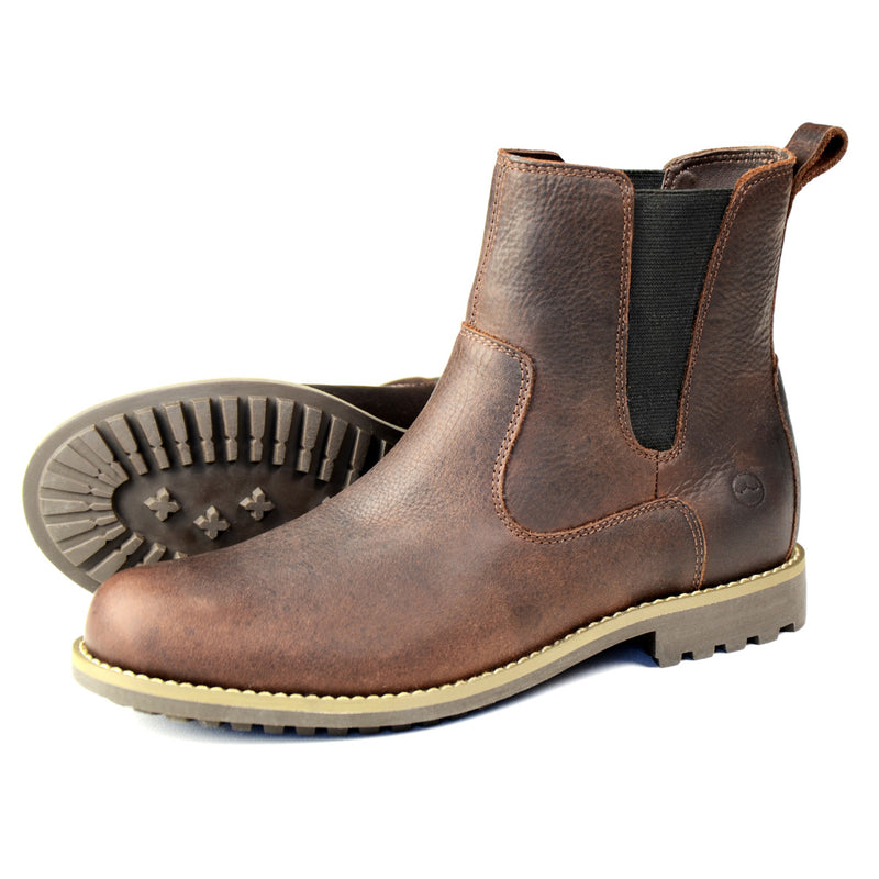 Orca Bay Cotswold Chelsea Boots Dark Brown