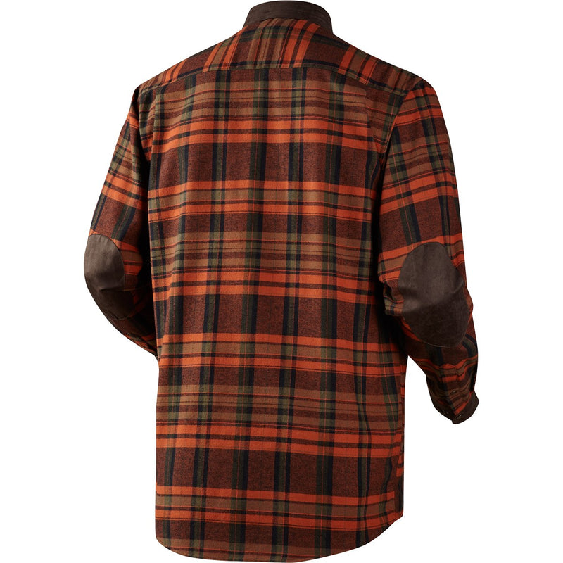 Harkila Pajala Shirt - Rear - Burnt Orange Check
