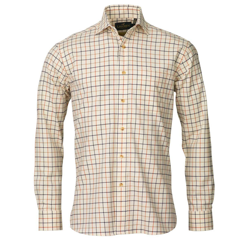Laksen Tommy Shirt - 85% Cotton/15% Wool - Cut Away Collar