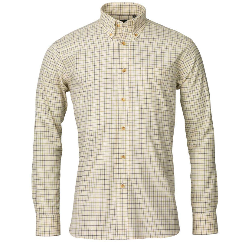 Laksen Parker Shirt - 85% Cotton/15% Wool - Button Down Collar