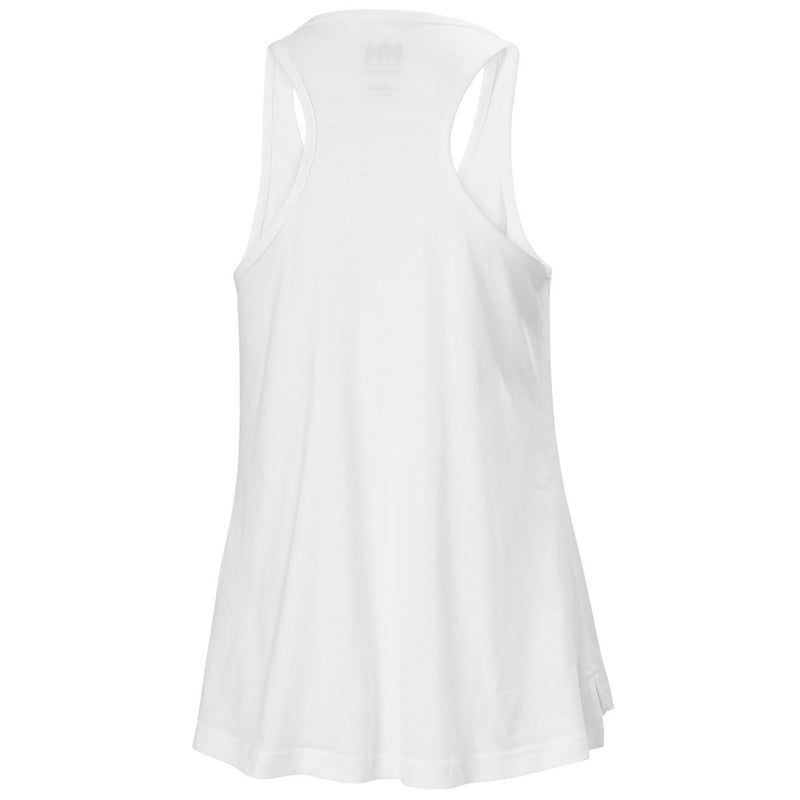 Helly Hansen Womens HH Logo Singlet - White - Rear