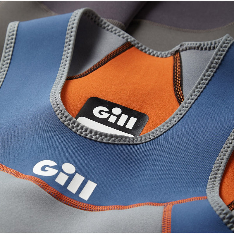 Gill Zenlite Junior Skiff Suit - Steel Grey/Ocean