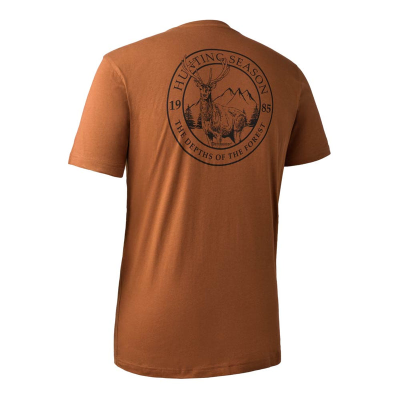 Deerhunter Easton T-Shirt Burnt Orange Rear