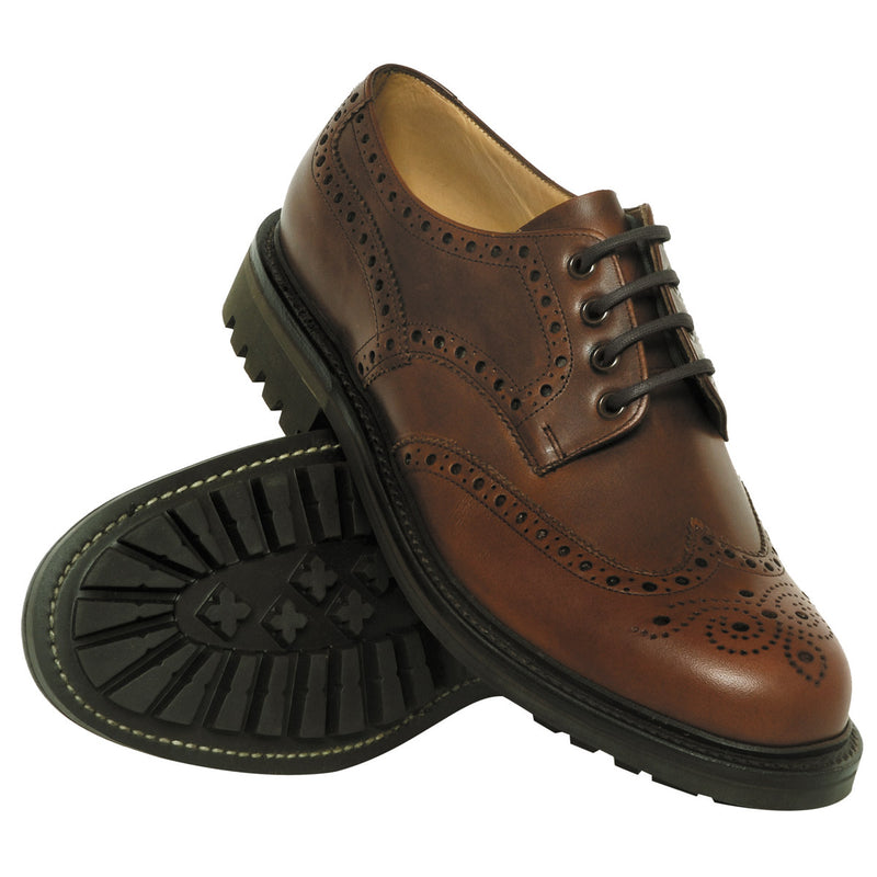 Hoggs of Fife Glengarry Brogue Lace-Up Shoe