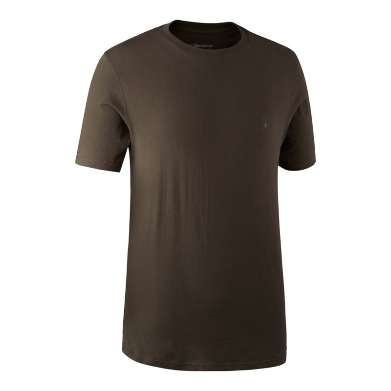 Deerhunter T-Shirt 2-Pack Brown Leaf