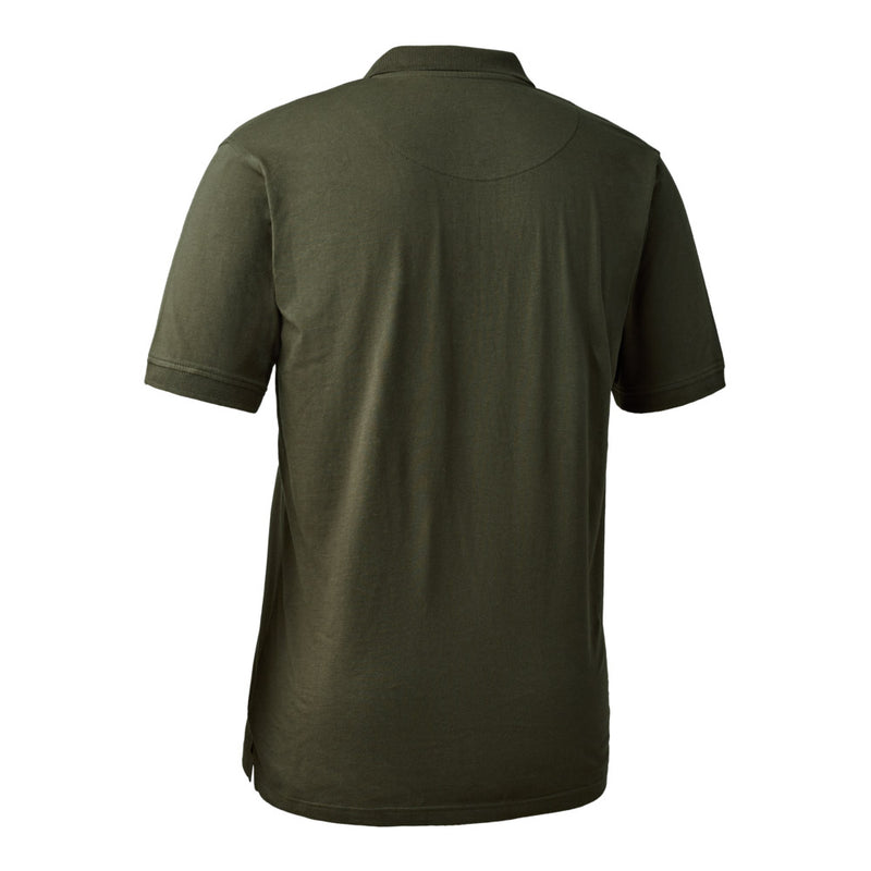 Deerhunter Christian Polo Shirt Green Rear