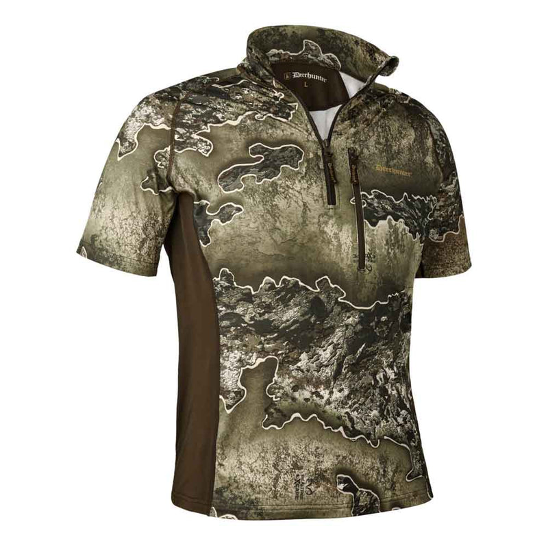 Deerhunter Excape Insulated T-Shirt With Zip-Neck Realtree Excape 
