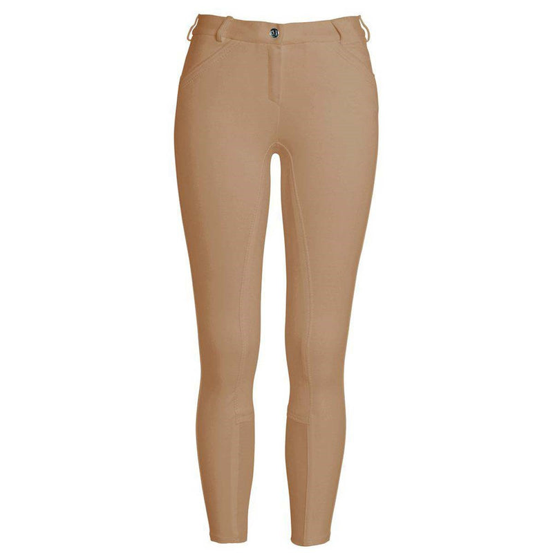 Mountain Horse Allison Breeches Jr FS - Light Beige - Front View