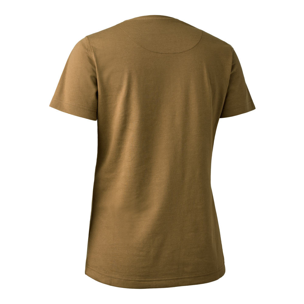 Deerhunter Lady Logo T-Shirt - Butternut - Rear