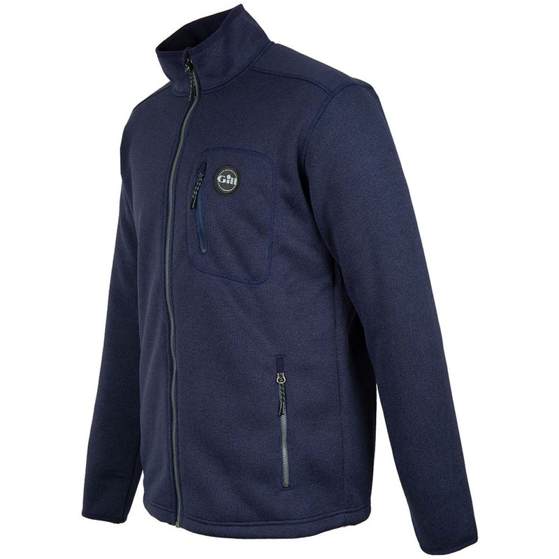 Gill Men's Knit Fleece Jacket - Navy