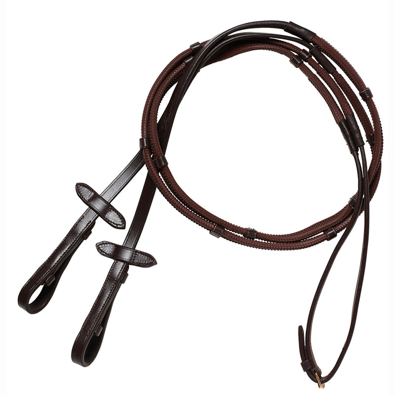 Mountain Horse Training Soft Rubber Rein with Stops