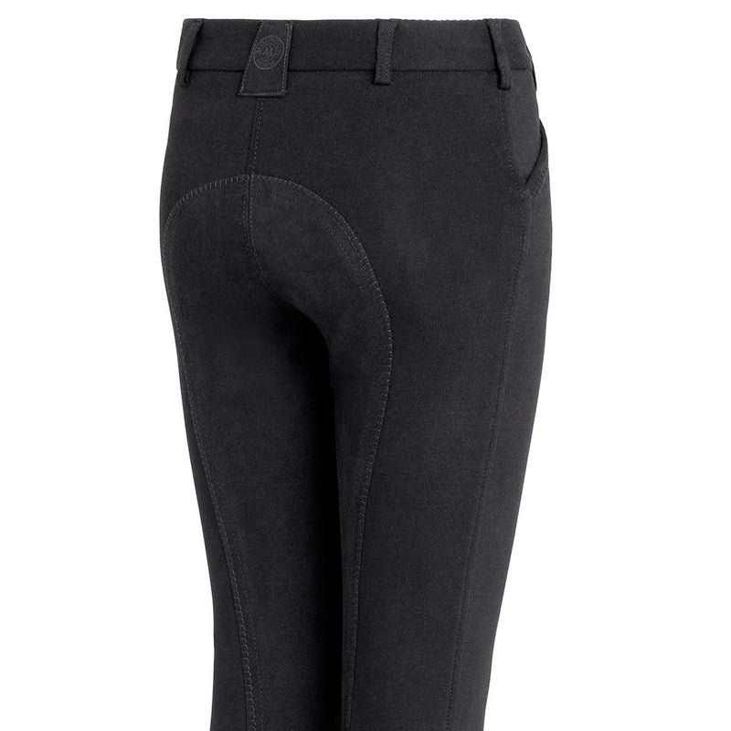 Mountain Horse Allison Breeches Jr FS - Black - Rear View