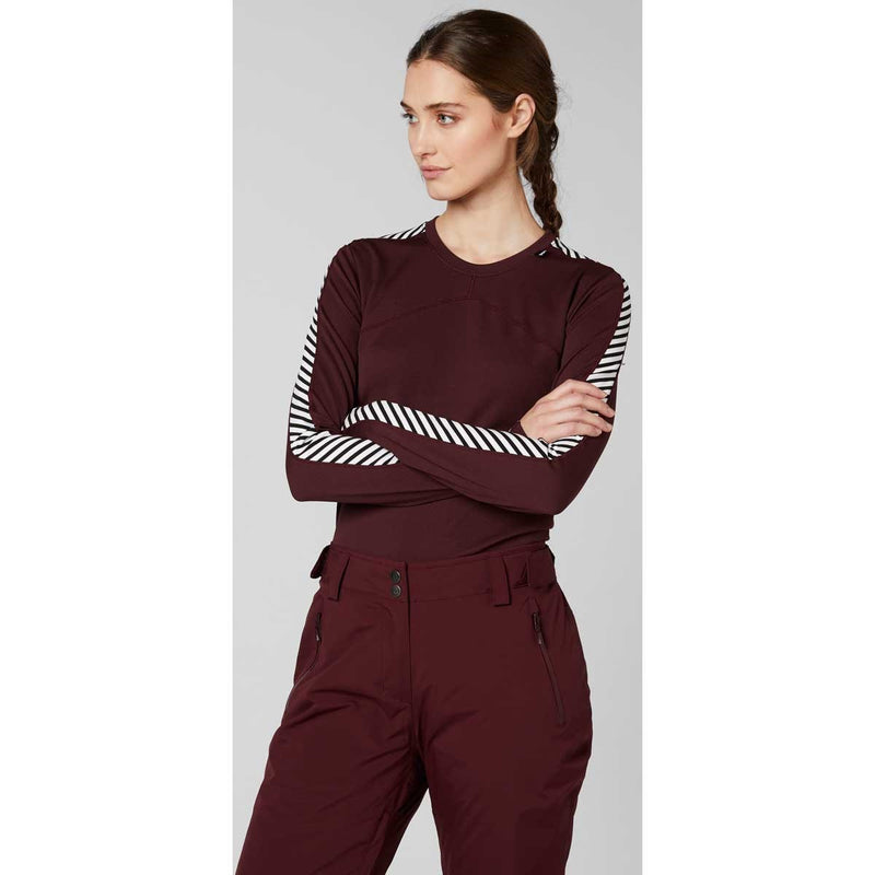 Helly Hansen Womens HH Lifa Crew Baselayer - Wild Rose