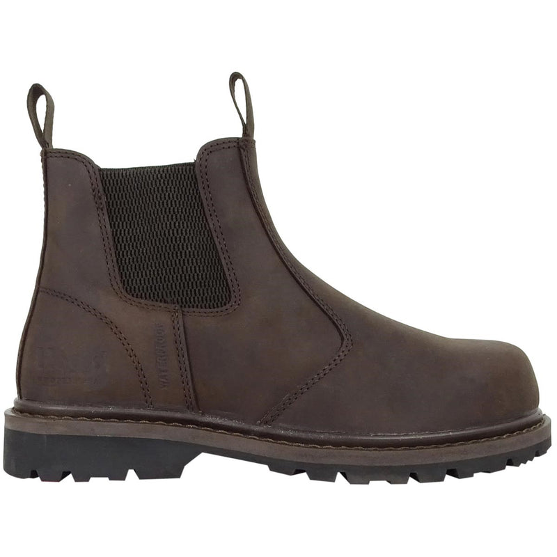 Hoggs of Fife Zeus Safety Dealer Boots- Crazy Horse Brown