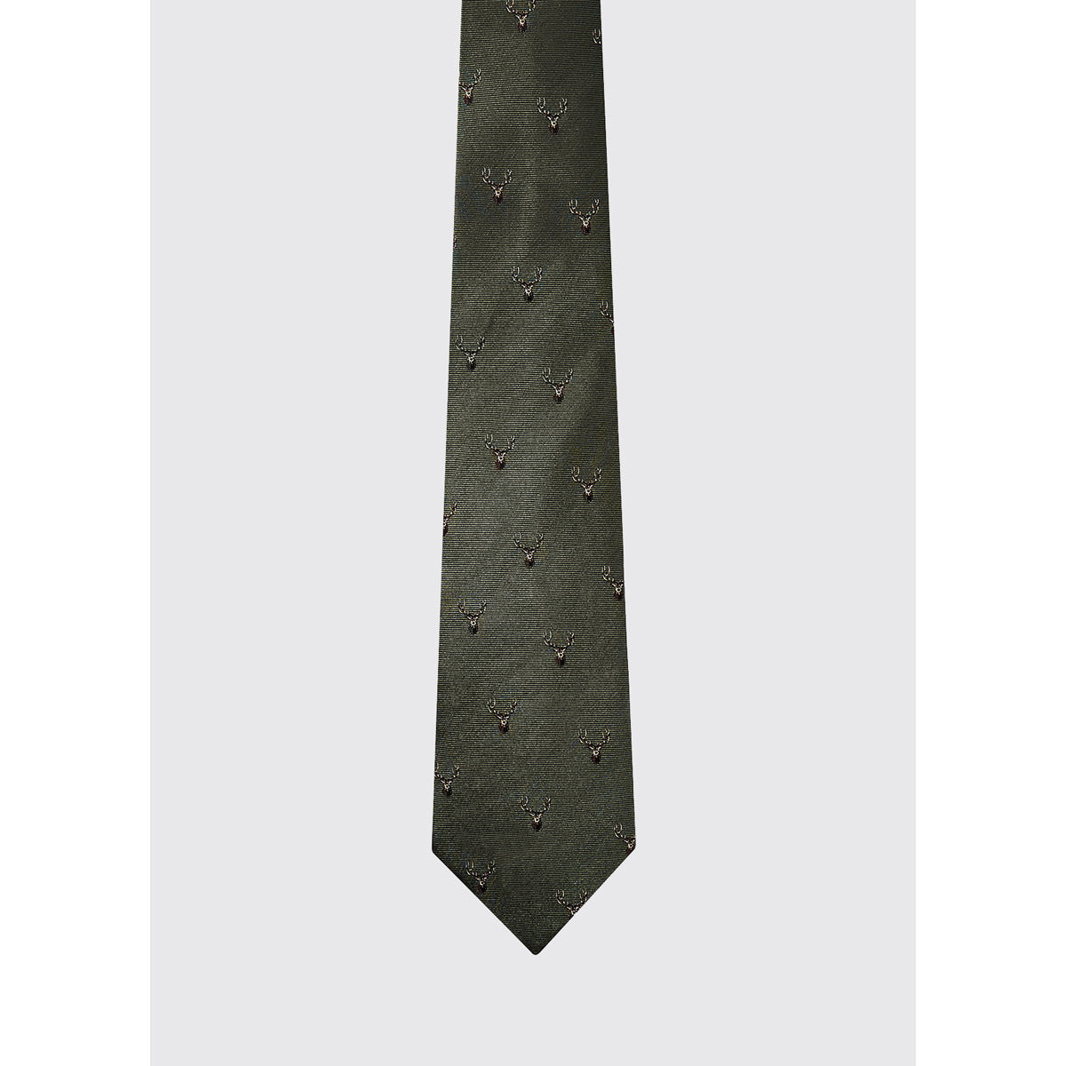 Dubarry Avalon Silk Wove Tie - olive