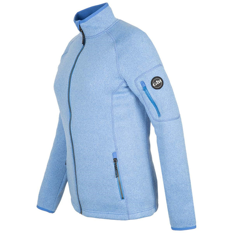 Gill Women's Knit Fleece Jacket - Light Blue