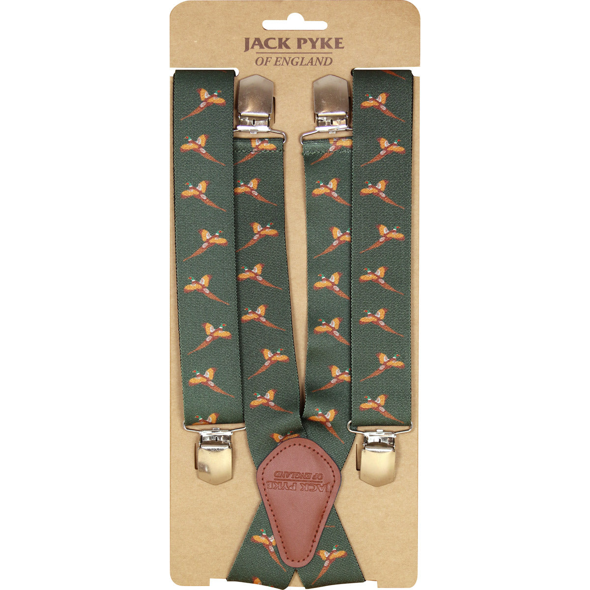 Jack Pyke Elasticated Braces - pheasants
