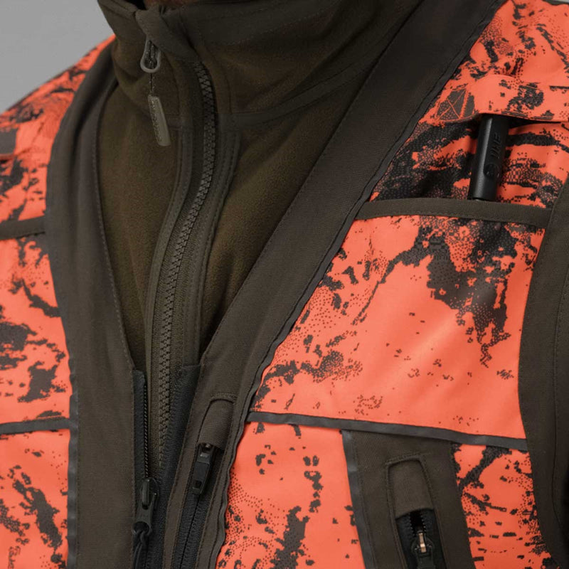 Harkila Wild Boar Pro Safety Waistcoat - AXIS MSP Orange Blaze / Red