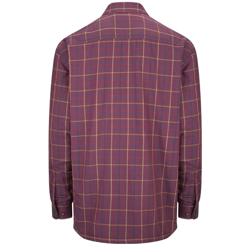Hoggs Of Fife Micro Fleece Lined Checked Shirt