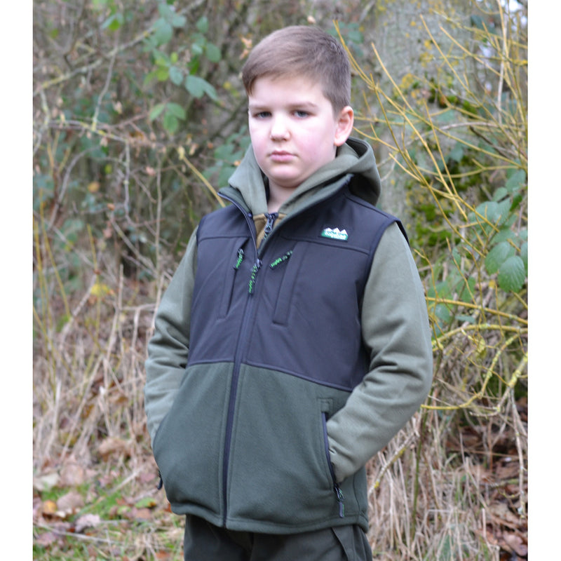 Ridgeline Kids Hybrid Fleece Vest